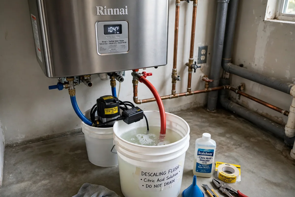 Professional tankless water heater flush and diagnostics in South Carolina — SC Water Heater Services