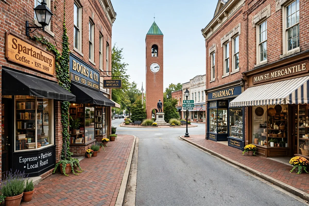 Downtown Spartanburg, SC — SC Water Heater Services