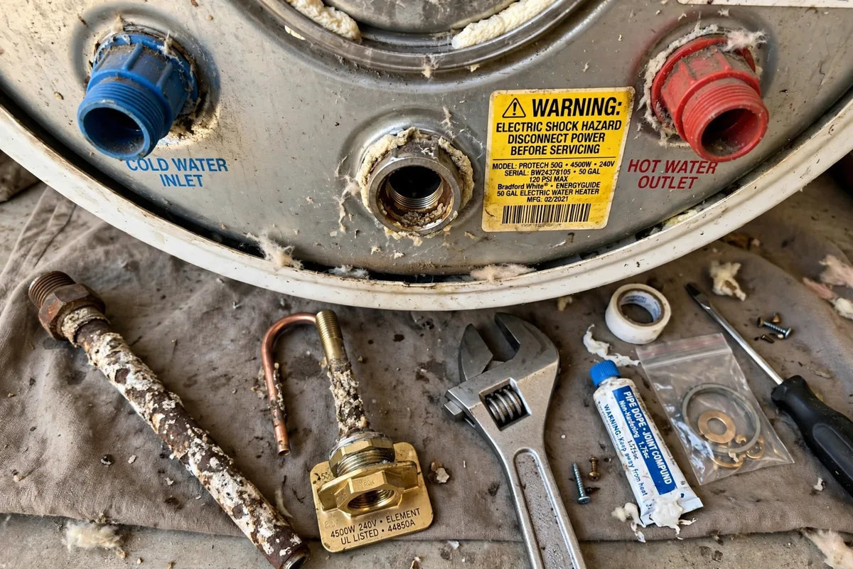 Tank water heater repair, heating element service in South Carolina — SC Water Heater Services