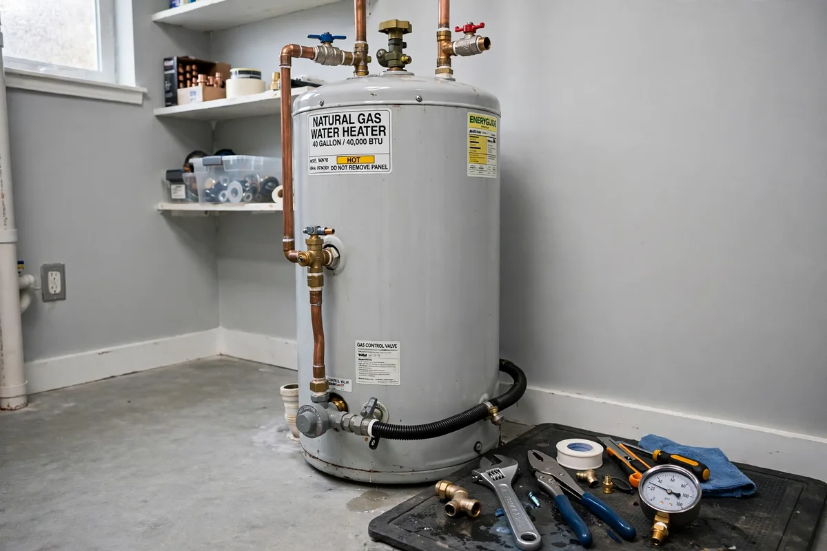 Water heater repair on a tank unit in South Carolina — SC Water Heater Services